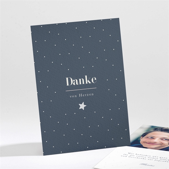 Danksagungskarte Jugendweihe Tiefe Nacht ref.N211618