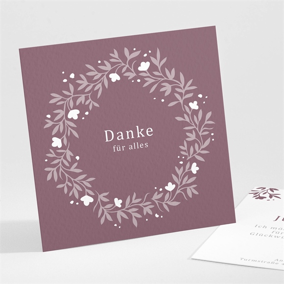 Danksagungskarte Jugendweihe Fliedertraum ref.N301492