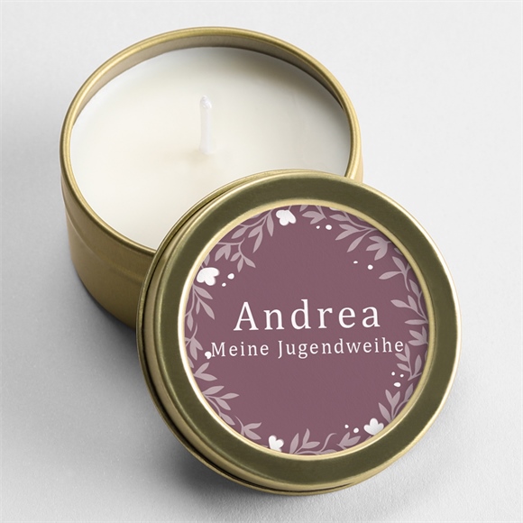 Kerze Kommunion Fliedertraum ref.N3601775