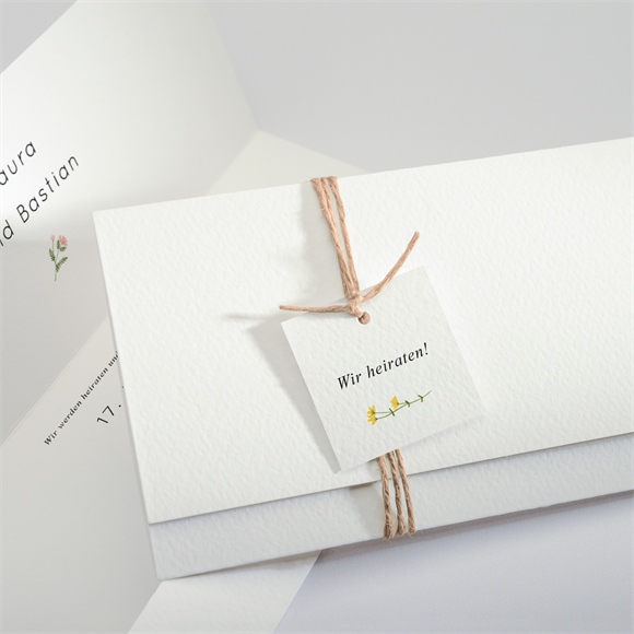 Hochzeitseinladung Landfreude - Pockefold Quer ref.N94168