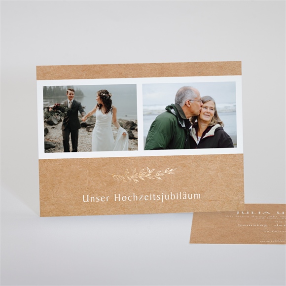 Einladung Hochzeitsjubiläum Goldener Zweig ref.N18158