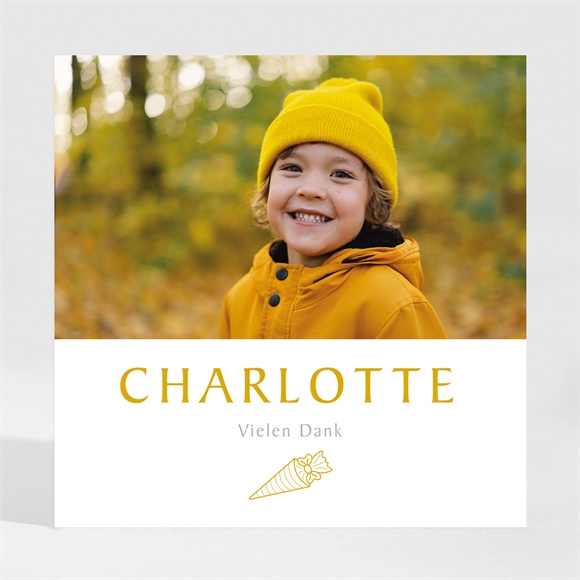 Dankeskarte Einschulung Schuleinführung - Magnet ref.N3001972