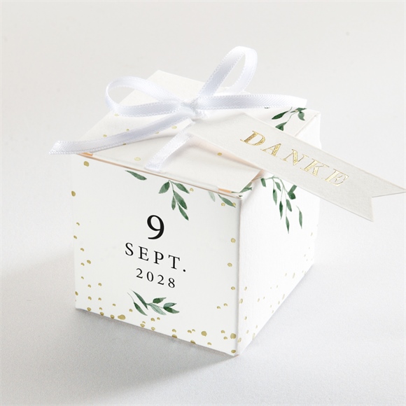 Geschenkbox Hochzeit Unter dem Olivenbaum - Gold ref.N340517