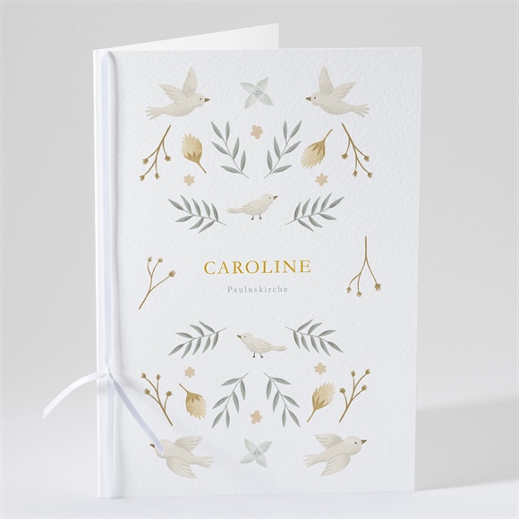 Kirchenheft Taufe zarte eleganz