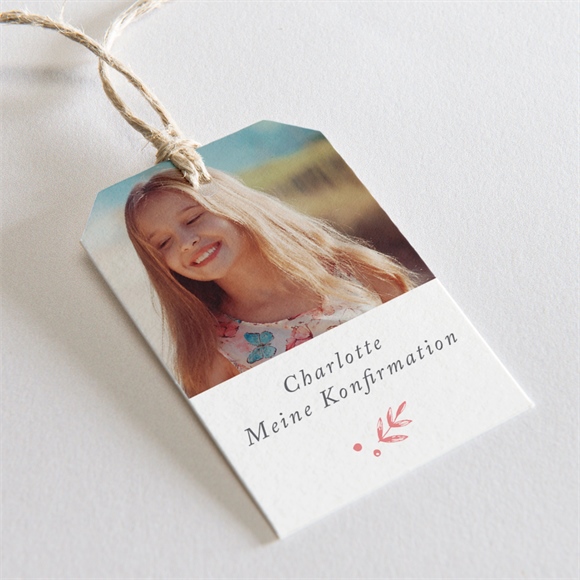 Geschenkanhänger Konfirmation Kupferblätter ref.N291693