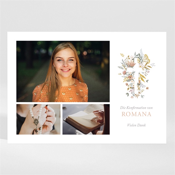 Dankeskarte Konfirmation Frühlingsfeier ref.N110282
