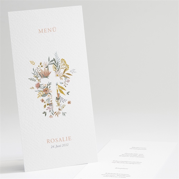 Menükarte Taufe Freude pur ref.N221276