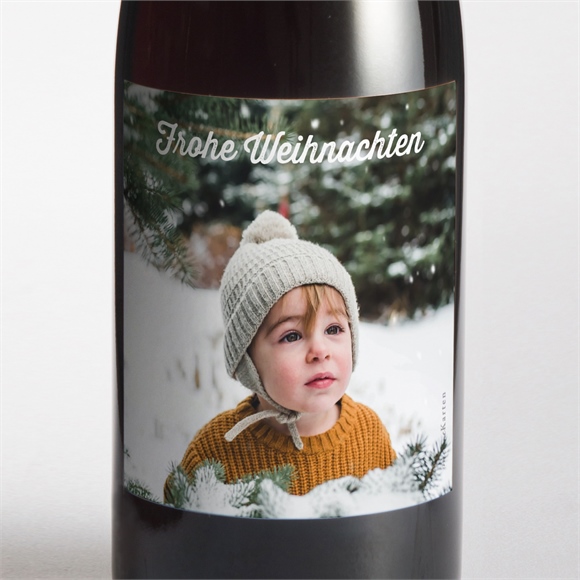 Flaschenetikett Weihnachten Weihnachtsfoto ref.N3001992