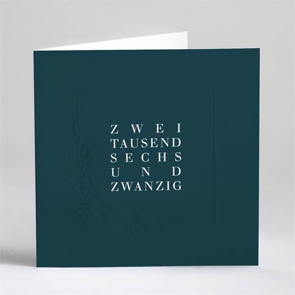 Weihnachtskarte Raffiniertes Blattwerk ref.N451229