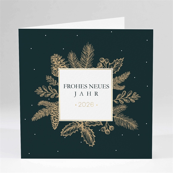 Weihnachtskarte Weihnachtskranz ref.N451298