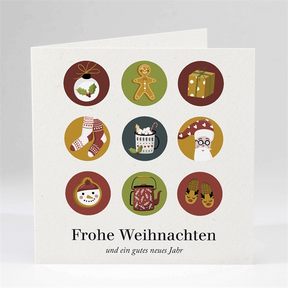 Weihnachtskarte Vintage Weihnachten ref.N451487