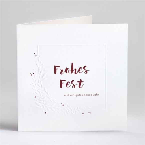 Weihnachtskarte Elegante Prägung ref.N451172