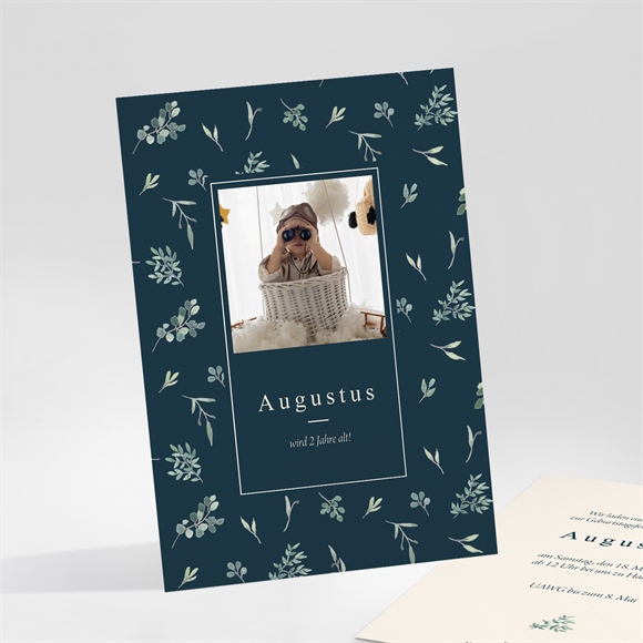 Geburtstagseinladung Blätterregen ref.N25175