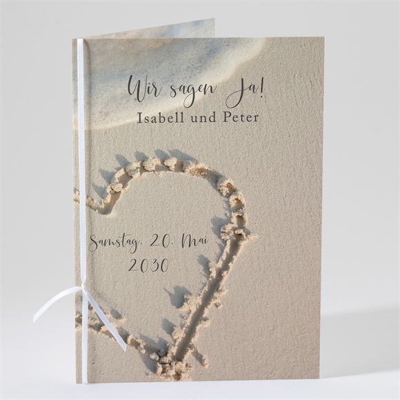 Kirchenheft Hochzeit Strandliebe ref.N491322