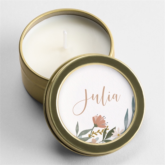 Kerze Taufe Sanfte Poesie ref.N3601596