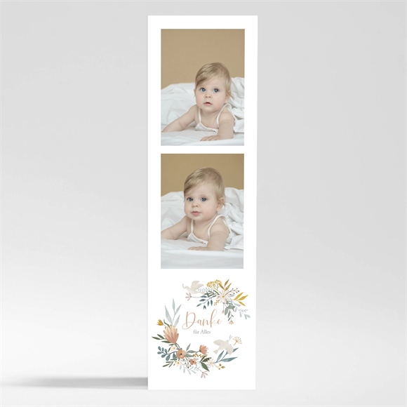 Dankeskarte Taufe Sanfte Poesie - Magnet ref.N200547