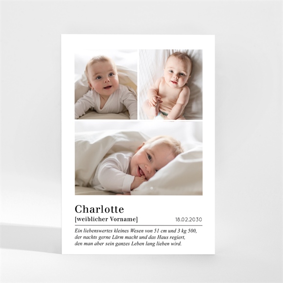 Geburtskarte Definition ref.N210197