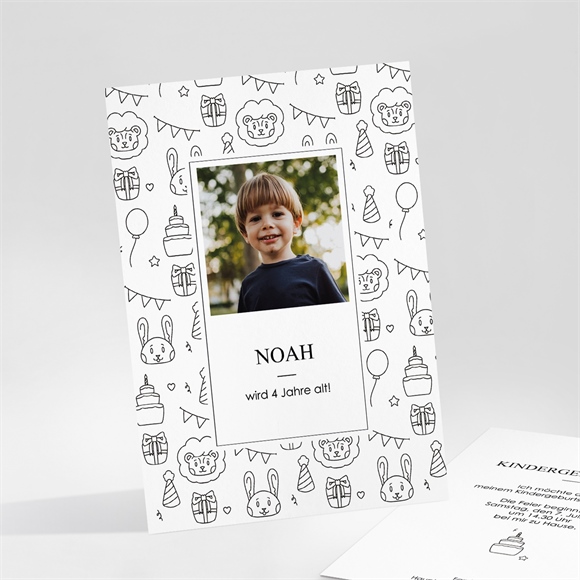 Geburtstagseinladung Zum Ausmalen ref.N25188