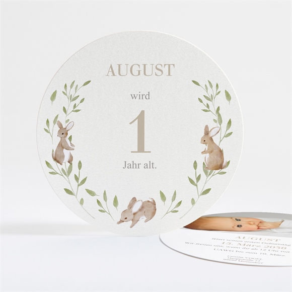Geburtstagseinladung Die kleine Hasen ref.N321266