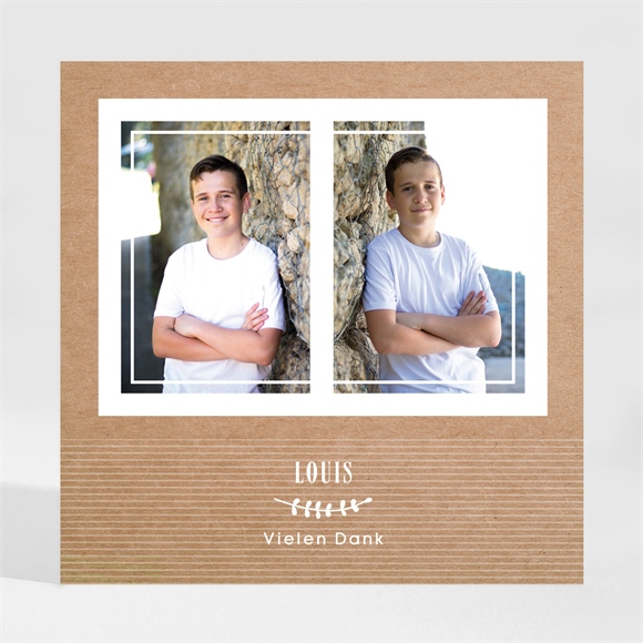 Danksagungskarte Jugendweihe Jugendlichkeit ref.N300841