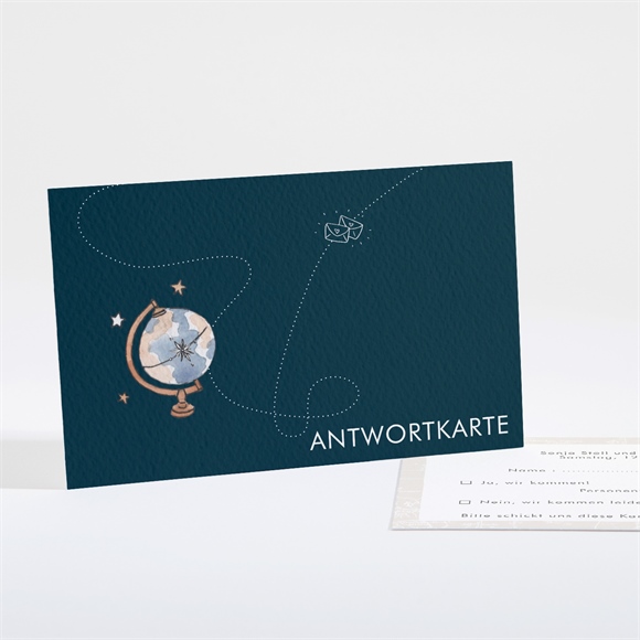 Antwortkarte Hochzeit Hochzeitsreise ref.N161248