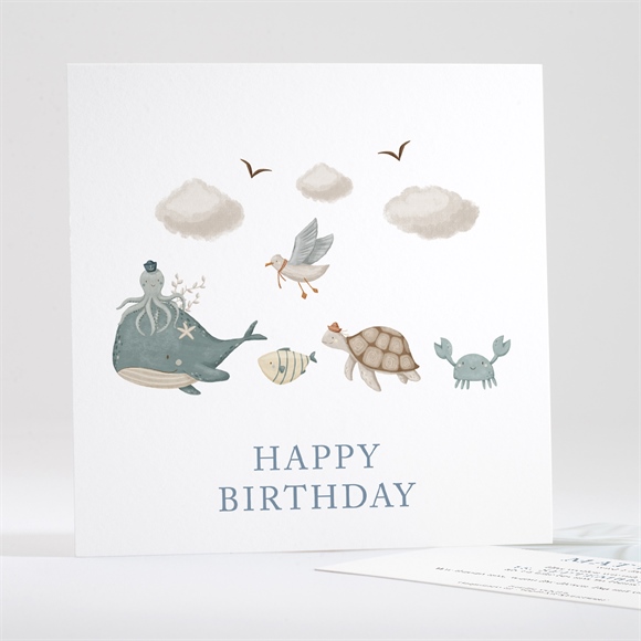Geburtstagseinladung Meerestiere ref.N351474