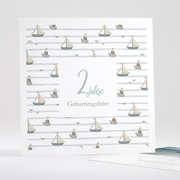 Geburtstagseinladung Segelboot ref.N351482