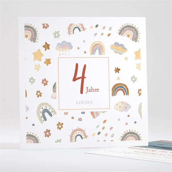 Geburtstagseinladung Regenbogenparty ref.N351483