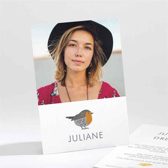 Geburtstagseinladung Kleiner Vogel ref.N211258