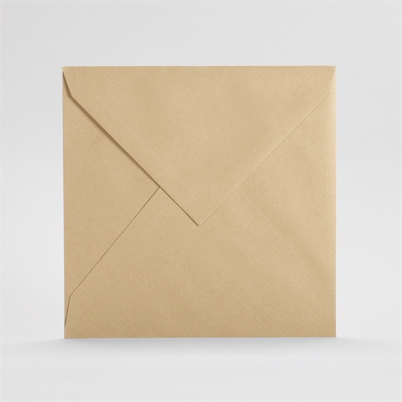 Briefumschläge Kraft 16,2x16,2cm (gr. Quadrat ref.B04Kraft