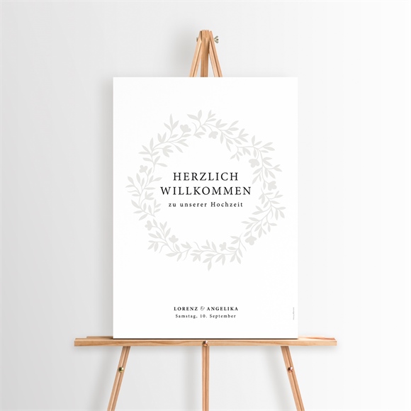 Willkommensschild Hochzeit Herrlich ref.N260127