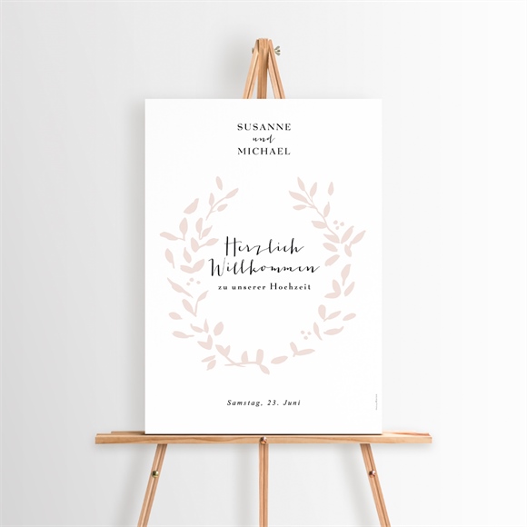 Willkommensschild Hochzeit Reine Eleganz ref.N260140