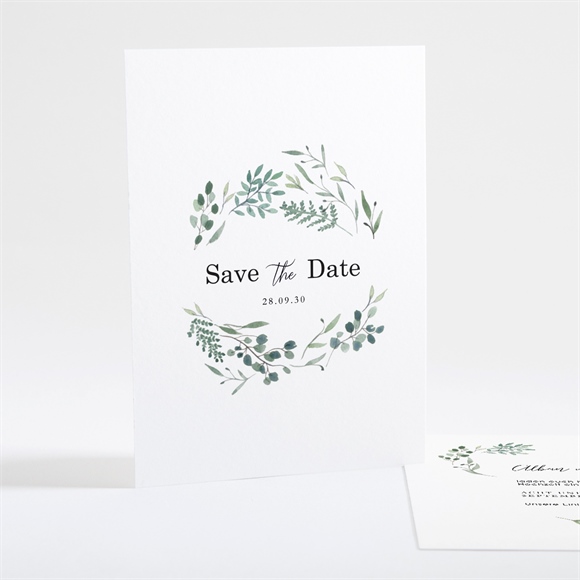 Save the Date Karte Fliegende Blätter ref.N25126