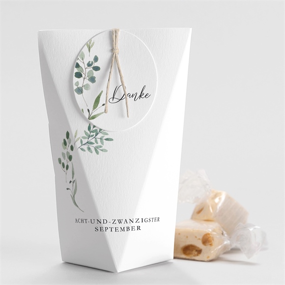 Geschenkbox Hochzeit Fliegende Blätter-Schachtel ref.N52068