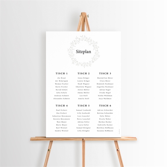 Sitzplan Hochzeit Herrlich ref.N260353