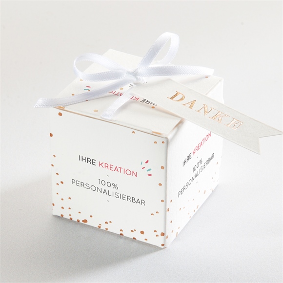 Geschenkbox Konfirmation Blanco -Geschenkbox Kupfer ref.N340744