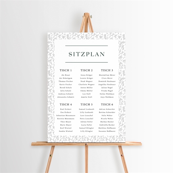 Sitzplan Hochzeit Du und Ich ref.N260373