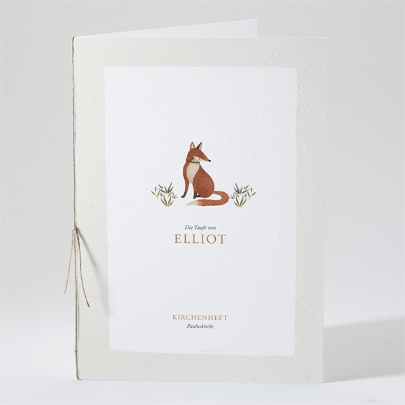 Kirchenheft Taufe Fuchs ref.N491423