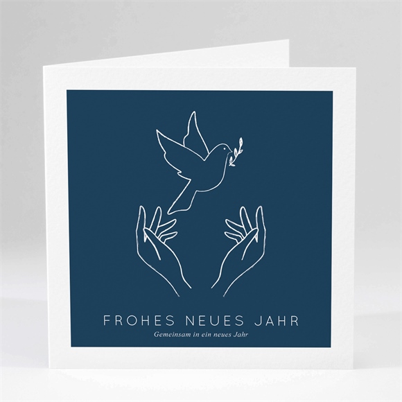 Weihnachtskarte Hände und Friedenstaube ref.N451473