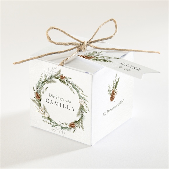 Geschenkbox Taufe Winter ref.N340660