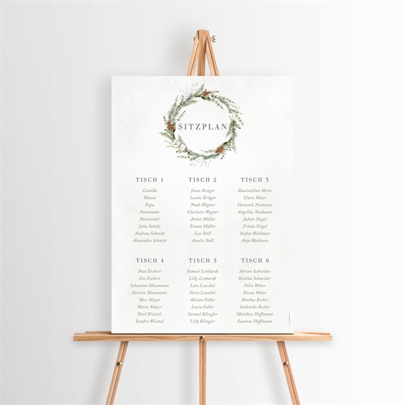 Sitzplan Taufe Winter ref.N260215