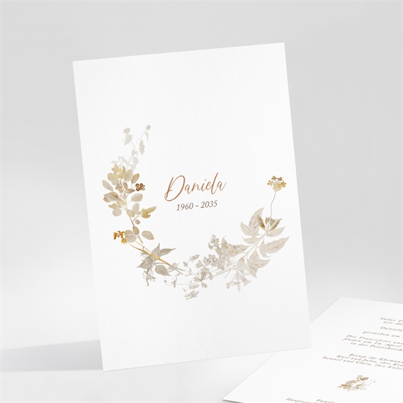 Trauerkarte herbststimmung