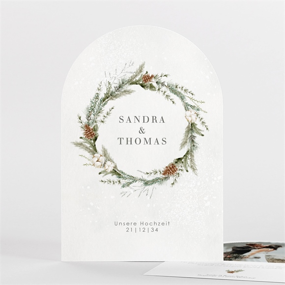 Dankeskarte Hochzeit hochzeit im winter