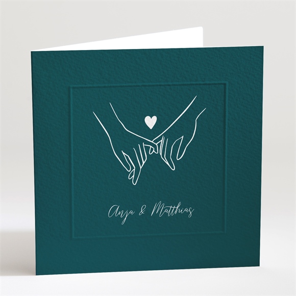 Hochzeitseinladung Unser Bund - Prägung ref.N451265