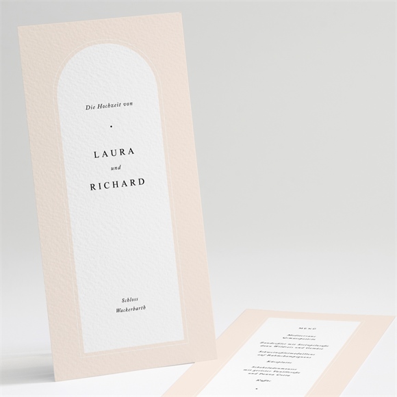 Menükarte Hochzeit Sinnlichkeit ref.N221301