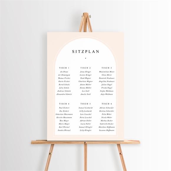 Sitzplan Hochzeit Sinnlichkeit ref.N260305