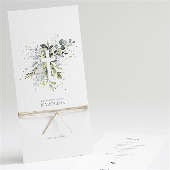 Menükarte Konfirmation Atemzug ref.N221373