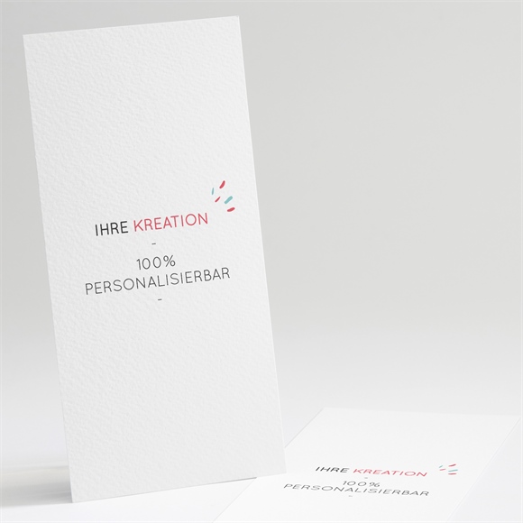 Menükarte Konfirmation Blanco - 10x21cm (N221376) ref.N221376