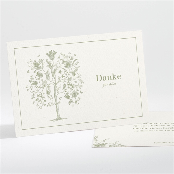 Trauerdanksagung Baum des Lebens - Querformat ref.N111336