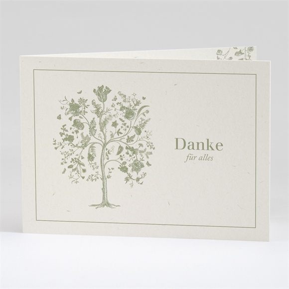 Trauerdanksagung Baum des Lebens- Klappkarten ref.N42159